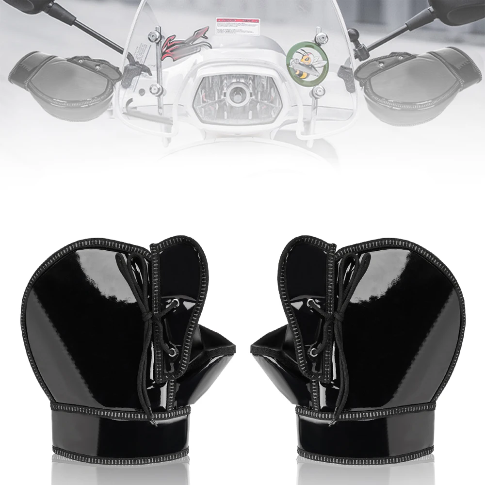 

Ветрозащитные перчатки для мотоциклетного руля, зимние грелки для рук, мuffs для руля для квадроциклов, скутеров, снегоходов