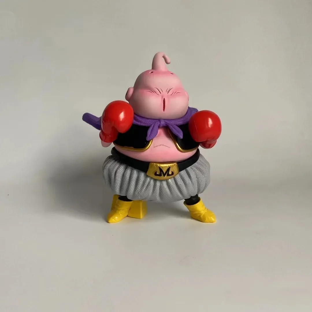New 14cm Doll Model Dragon Ball Kawaii Anime Figure Boxing Majin Buu Action Figure PVC Fans Gift Collectible Figurines Kids Toy