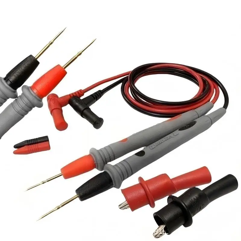 Universal Silicone wire Probe 20A 1000V Test Leads Pin for Digital Multimeter For Vichy For FLUKENeedle Tip Multi Meter Tester