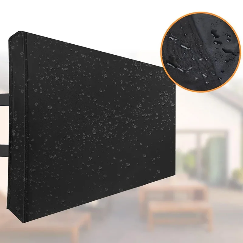 

Наружный чехол для телевизора 32 40 55 65 75 85 90 100 дюймов Водонепроницаемый чехол для телевизора Пылезащитный 600D Оксфорд Защитная сумка для телевизора