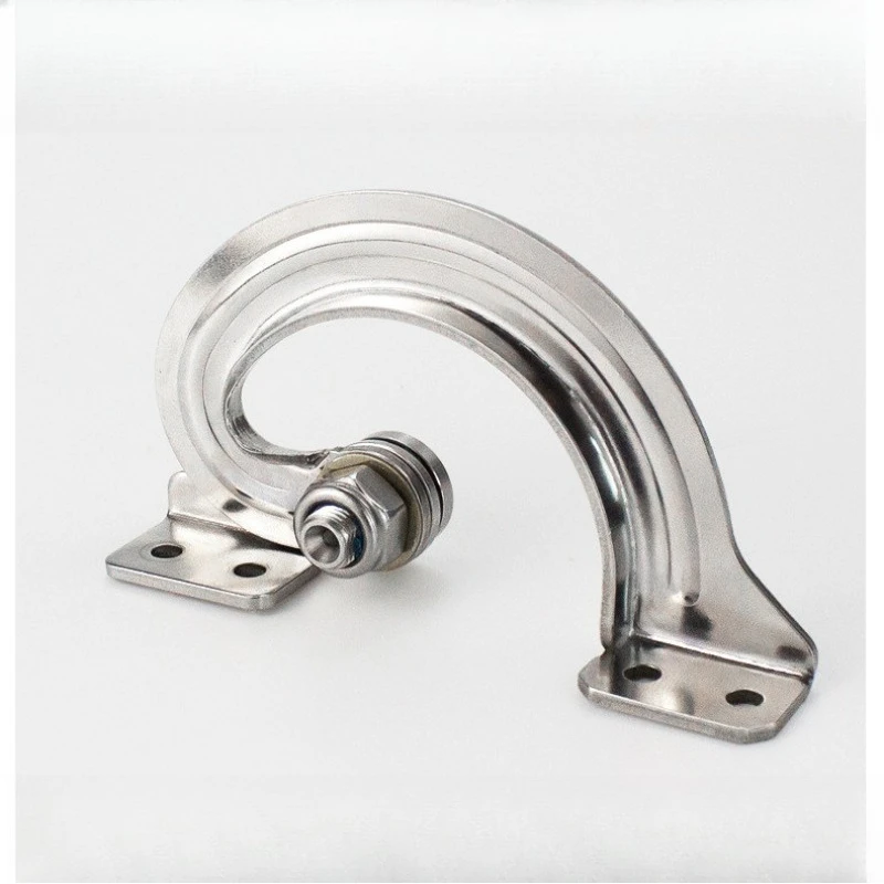 Stainless Steel Interior Adjustable Damping Hinge Hidden Concealed Torque Arbitrary Stop Positioning Hinge Flip Stop