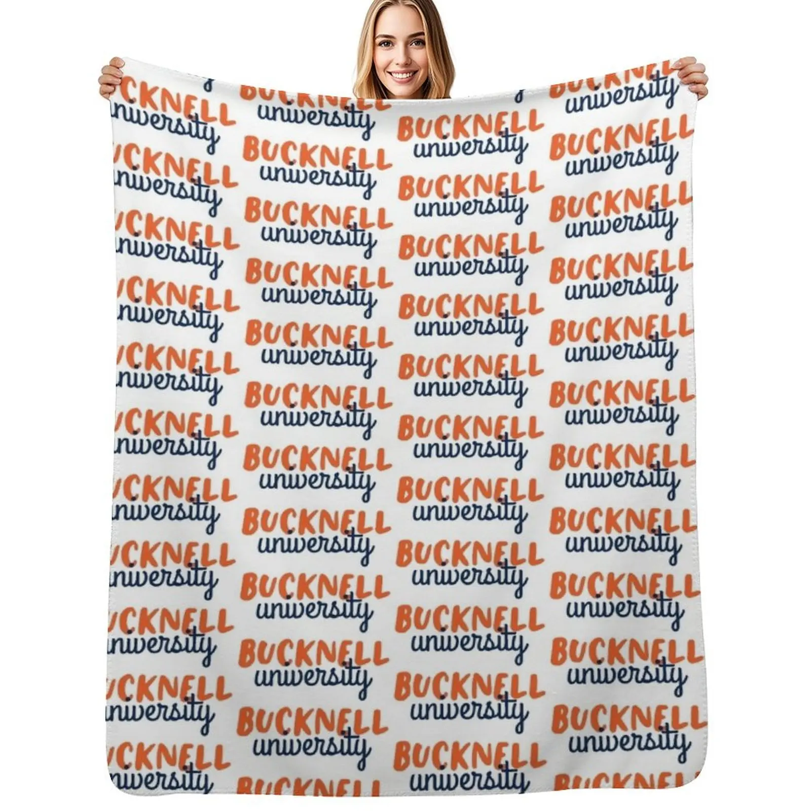 

Bucknell University Throw Blanket Quilt cosplay anime Sleeping Bag Soft Plaid Blankets