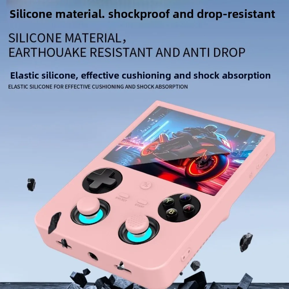 For ANBERNIC RG477V Game Console Protective Case Soft Fully Enclosed Handheld Game Console Protective Cases Dropproof
