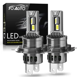 Ampoules de sauna de voiture à LED, feux de route et de illeur, lumières automatiques super lumineuses, lampes turbo, H4, 9003, HB2, 30000LM, 12V, 6000K