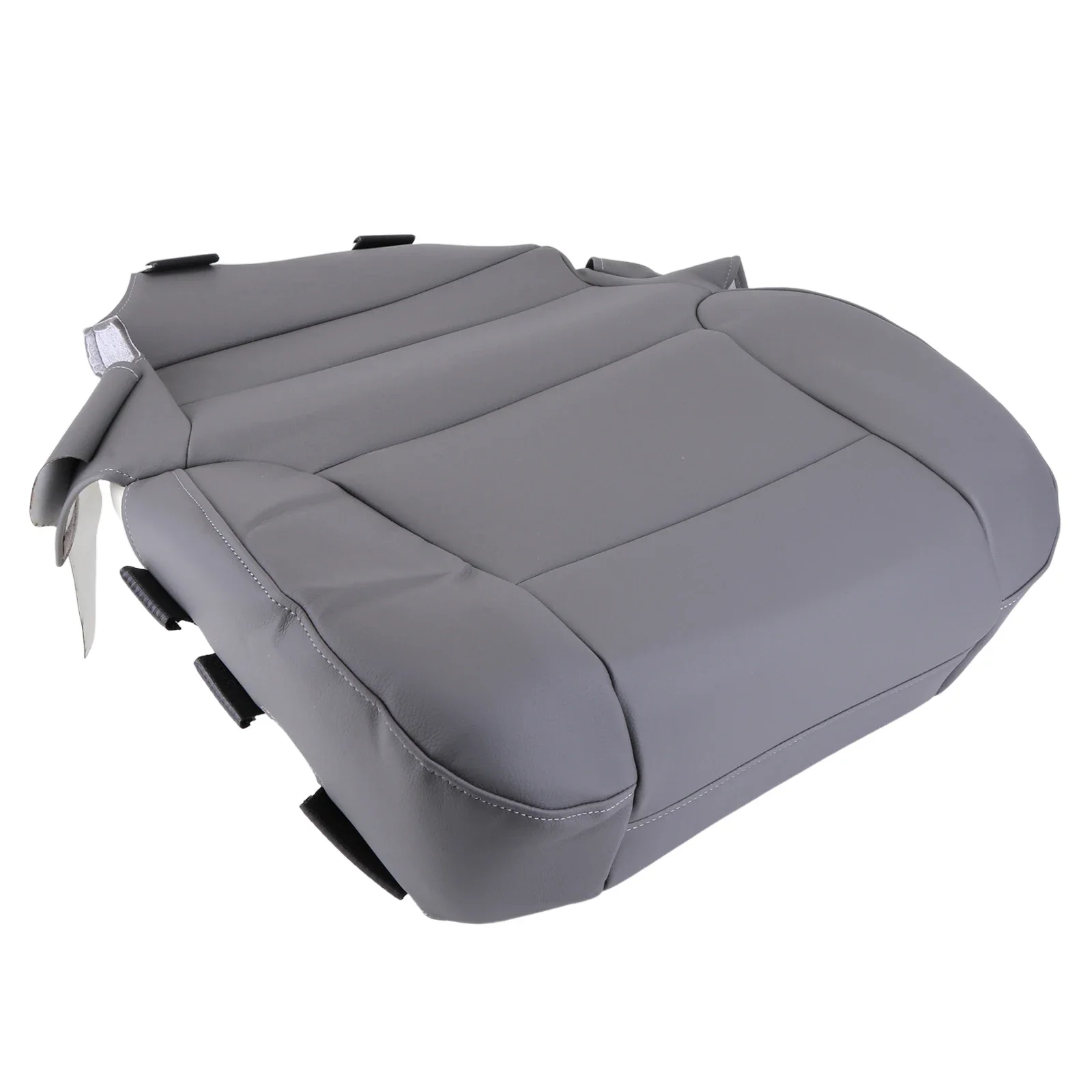 

Car Seat Cover Mircrofiber Leather Driver Side Bottom Seat Cover Compatible for S-ilverado 1500 2014-2019