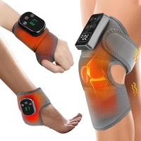 Smart Electric Ankle Massager Pressotherapy Air Pressure Foot Brace Heating Vibration Physiotherapy Pain Relief Pressotherapy