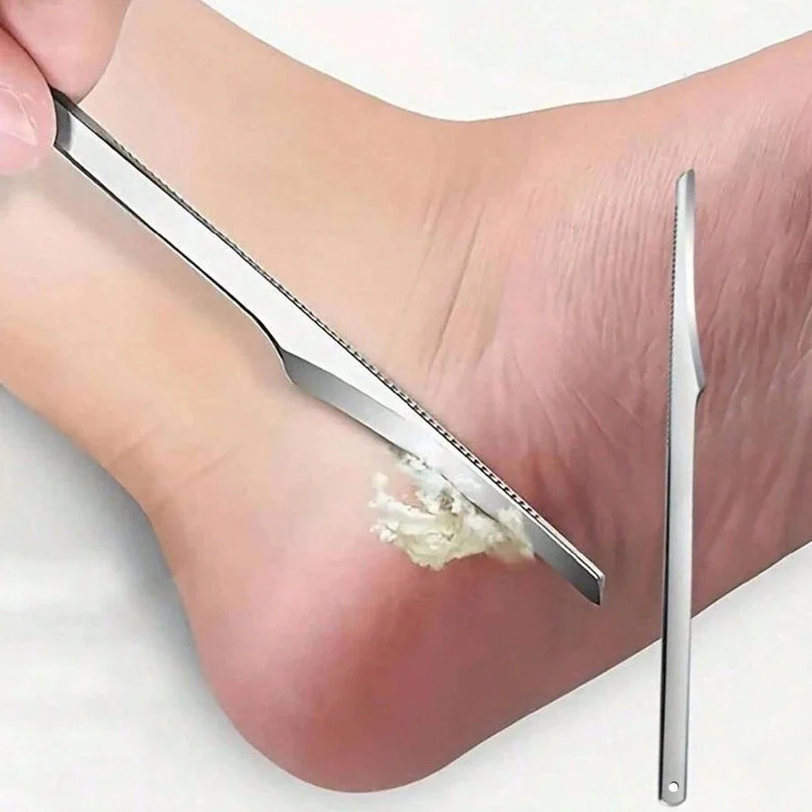 1-10 unidades de removedor de callos de pies, raspador exfoliante de pedicura de acero inoxidable para piel muerta y callos, herramienta para el cuidado de los pies, accesorios de belleza