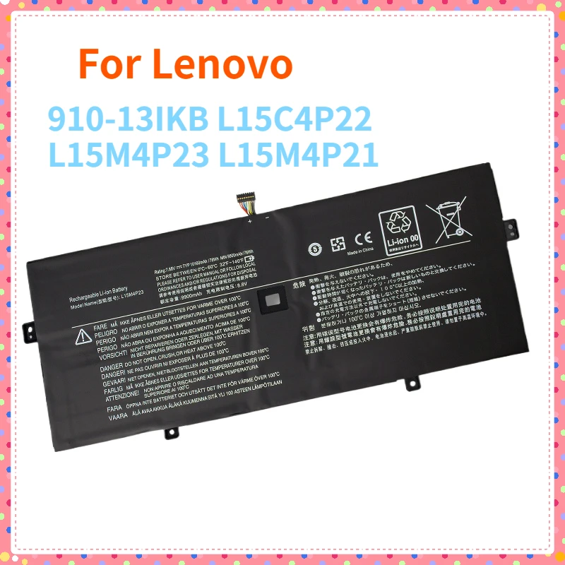 

NEW Laptop Battery For Lenovo Yoga 910-13IKB Yoga 910 13 80VF,Yoga 5 Pro(512G) L15C4P21 L15M4P23 L15M4P21 L15C4P22