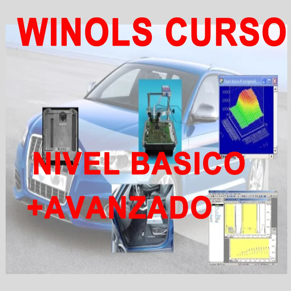 Winols 2.24 VS 4.7 4.26 IN SPANISH PORTUGUES Plugins ECU Remapping Lesson File Programs Immo Service Tool CURSO WINOLS Damos