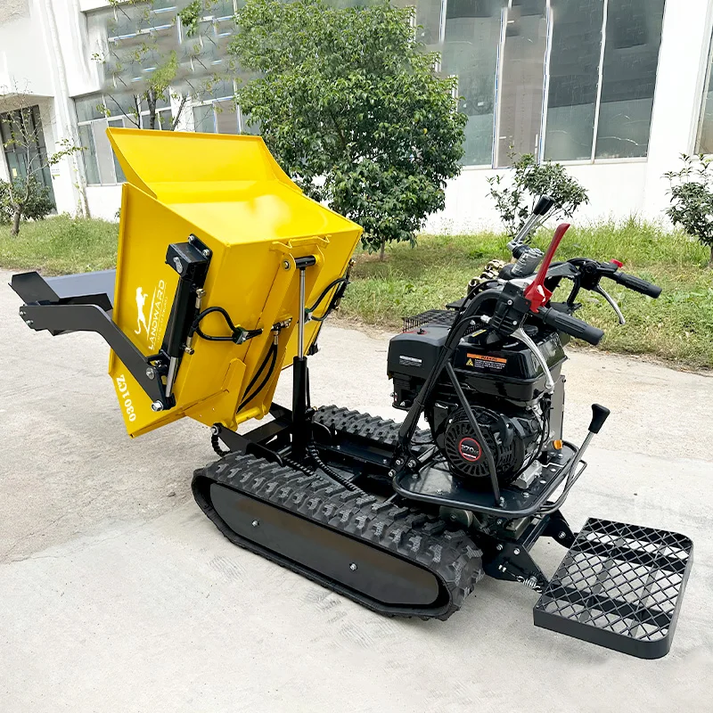 

LANDWARD Mini Dumper Cingolato Home Use Mini Dumper Truck 500kg Electric Transport Truck Hydraulic Mini Dump Truck Customized