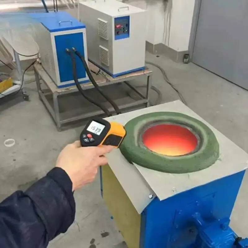 

Electromagnetic Induction Melting device 10Kg 100Kg Scraps Iron Copper Aluminum Smelting Hine Casting Steel Plant