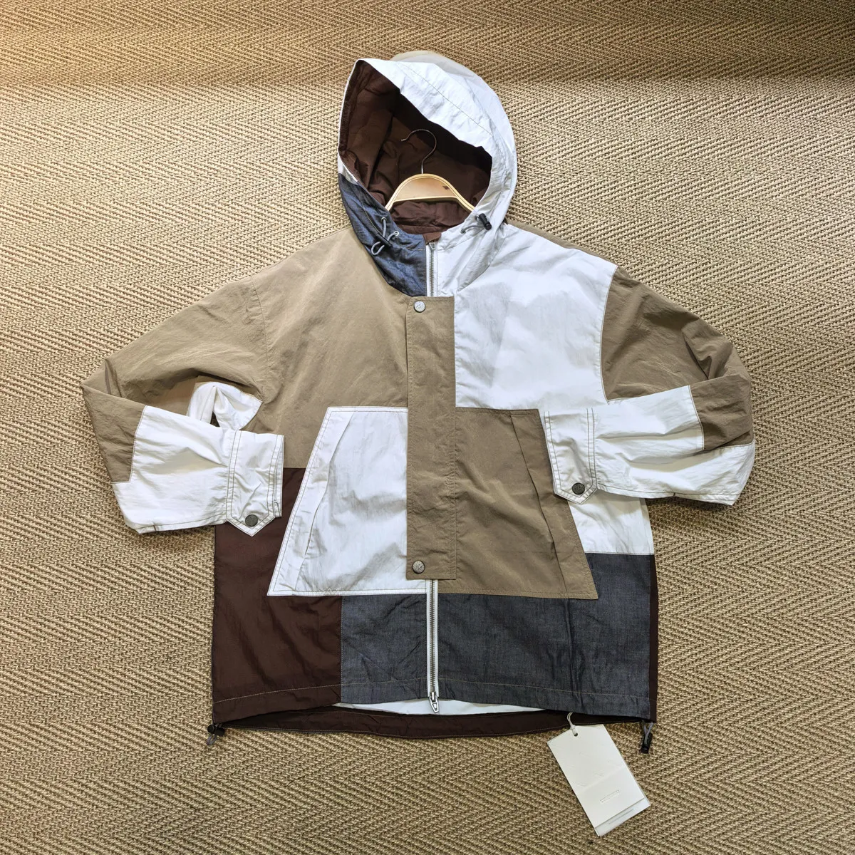 2026 New Special Multicolor Autumn Hooded Jacket Coat Baggy Coat Youth Jacket Thin Retro