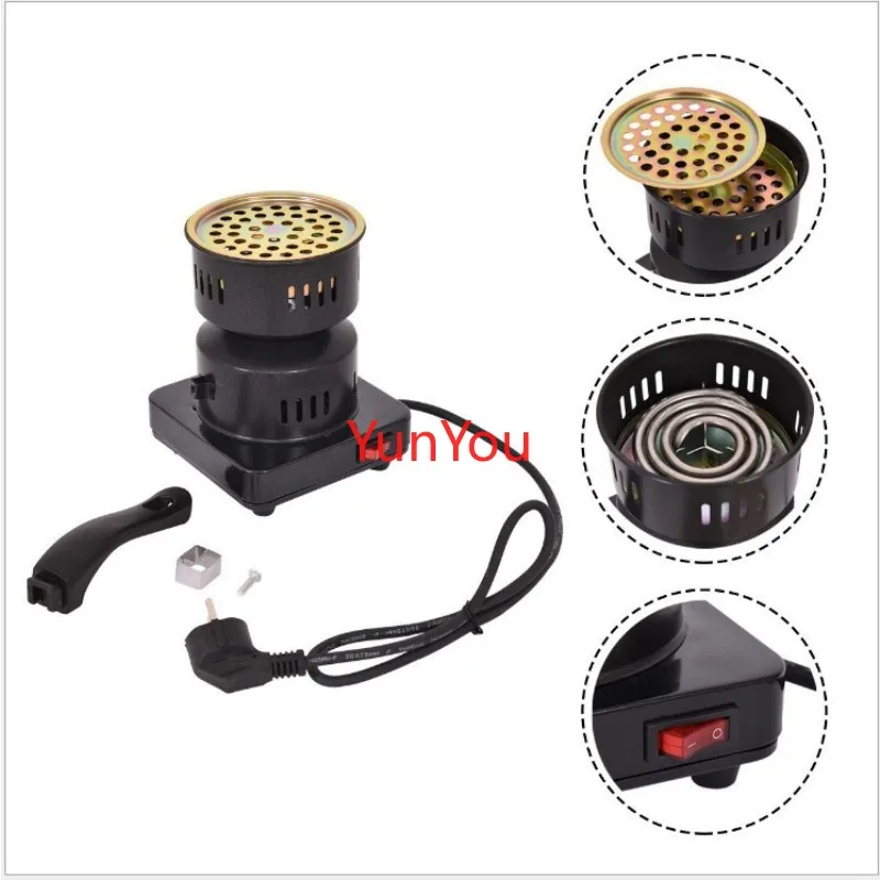 Plug in type enclosed furnace charcoal burner charcoal burner electric heating furnace baking tray charcoal stove