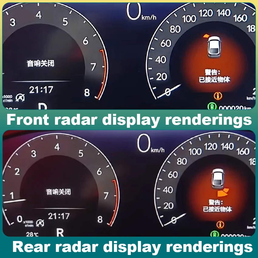 Original Sensors parking sensor kit Assistance Backup Reverse Sensors System For Honda Civic 10 11 FE FL 2016 to 2022 2023 2024