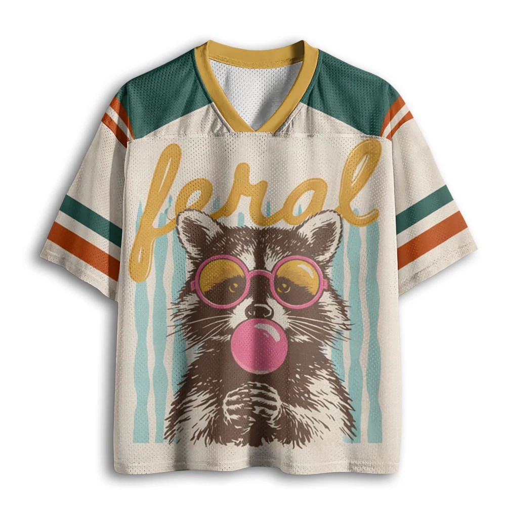 Newly Designed Printed T-shirt for Outdoor Leisure, V-neck T-shirt with Breathability and Quick-drying Properties