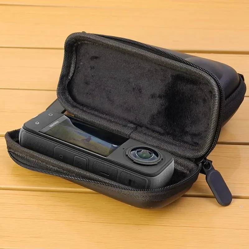 Mini estuche de almacenamiento para Insta360 X4, accesorios, bolsa de almacenamiento portátil antiarañazos para Insta 360 X4, bolsa de transporte para cámara de acción