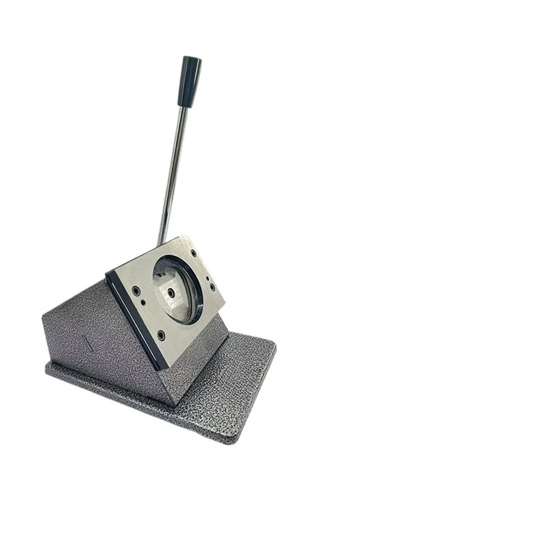 Metal Desktop Manual Circular Cutter Round Paper Making Tool Bar Card Cutting Machine Creative