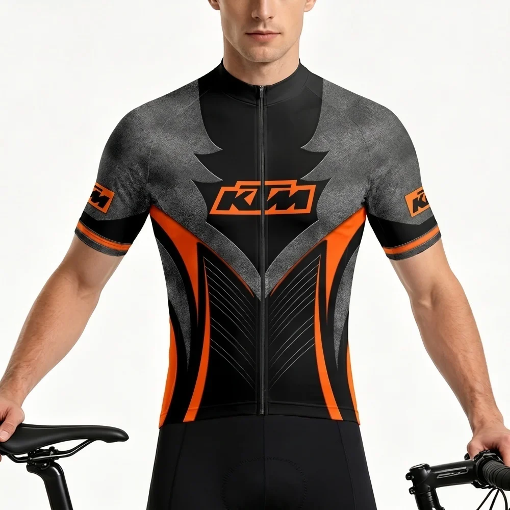

Professional Cycling Jersey Short-Sleeve Breathable Quick-Dry Sports Wear for Outdoor Biking Fitness Men Women