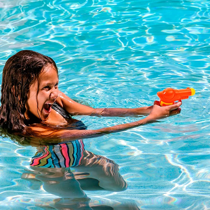لعبة مسدس مياه صغيرة للأطفال والكبار ألعاب حمام السباحة الصيفية في الهواء الطلق دعائم القتال المائية الممتعة للأطفال هدية العيد TMZ