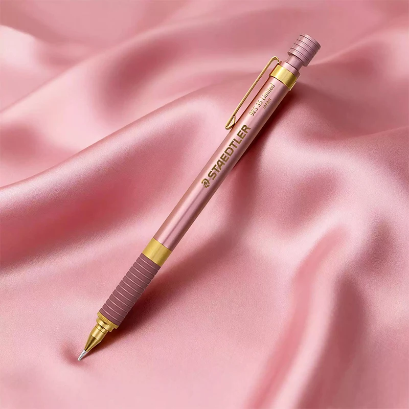 Staedtler 92535 Gilded Pink Matte Blue Gold Brown Gold Limited Edition Automatic Pencil 0.5 Sketching Drawing Writing Metal Auto