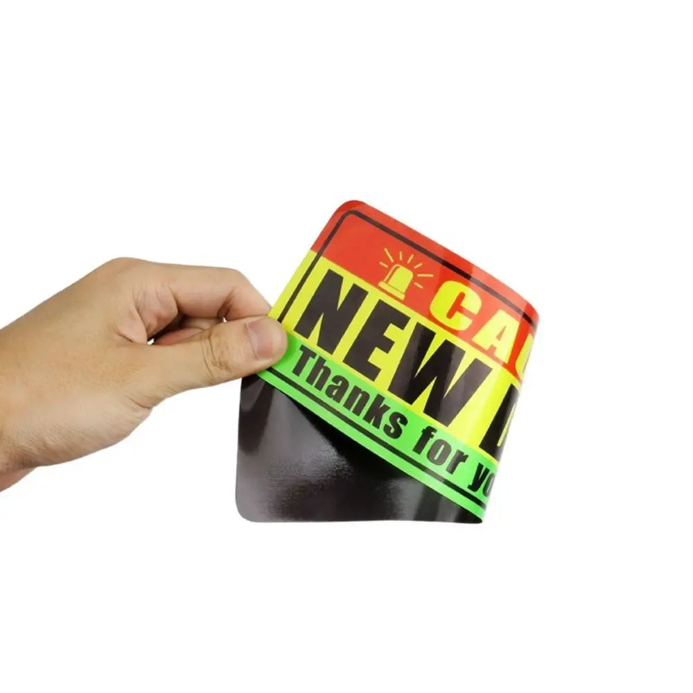 Student Driver Student Driver Magnets Stickers Reflective Novice Driver Magnetic Reflective Stickers Adhesive Tape