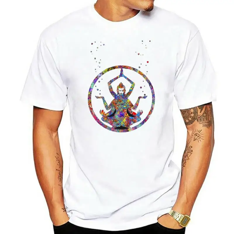 Shiva T Shirt Shiva Watercolor Shiva Lord Art T-Shirt Printed Casual Tee Shirt Mens Cute 5x Cotton Short Sleeves Tshirt