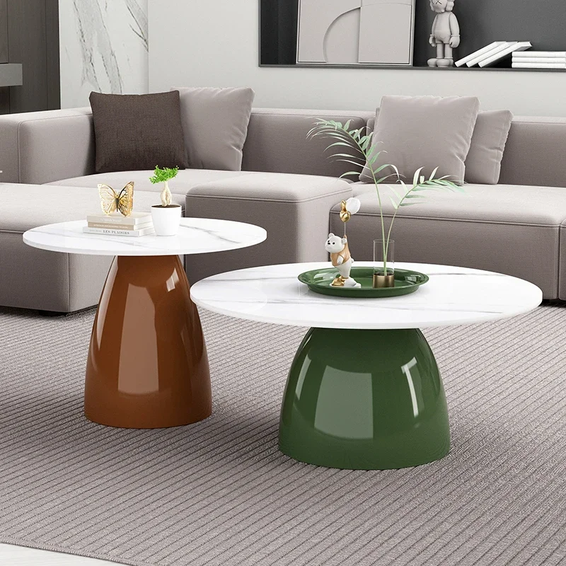 

Small apartment living room household side table modern simple combination coffee table minimalist