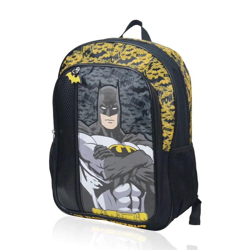 

New Batman Children'S Backpack, Elementary School Cartoon Backpack, Dc Anime Peripheral Convenient Bag Storage Bag Boy'S Bag