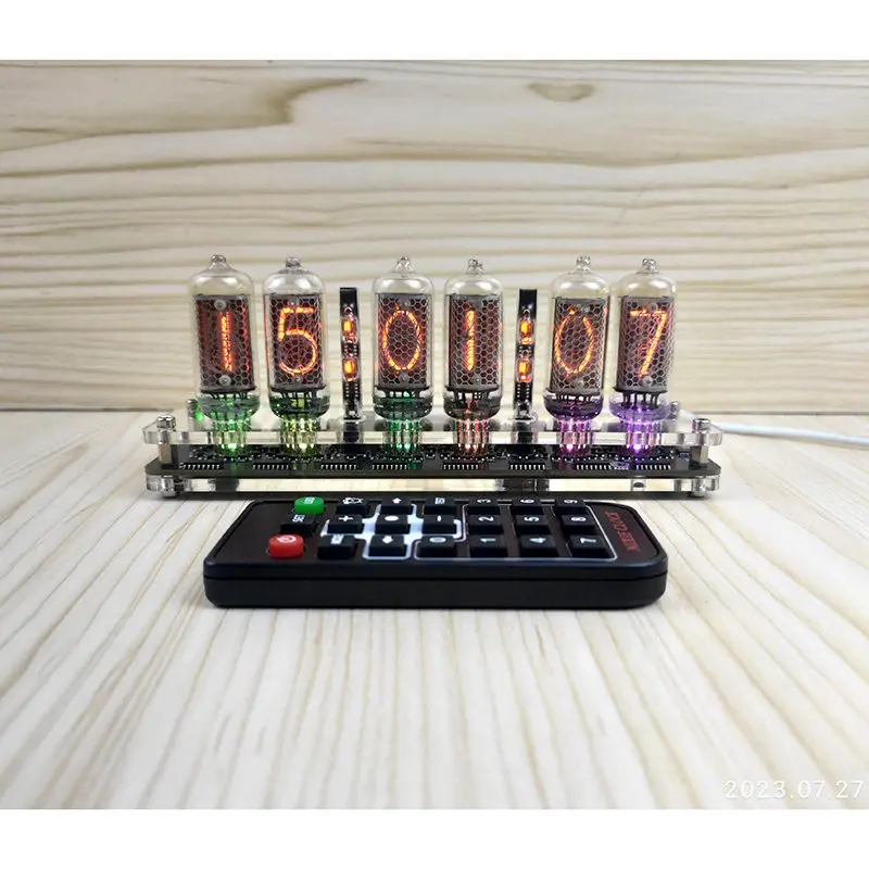6-Digit IN-8 Nixie Clock PCB DIY Electronic Kit (Tubes Not Included)