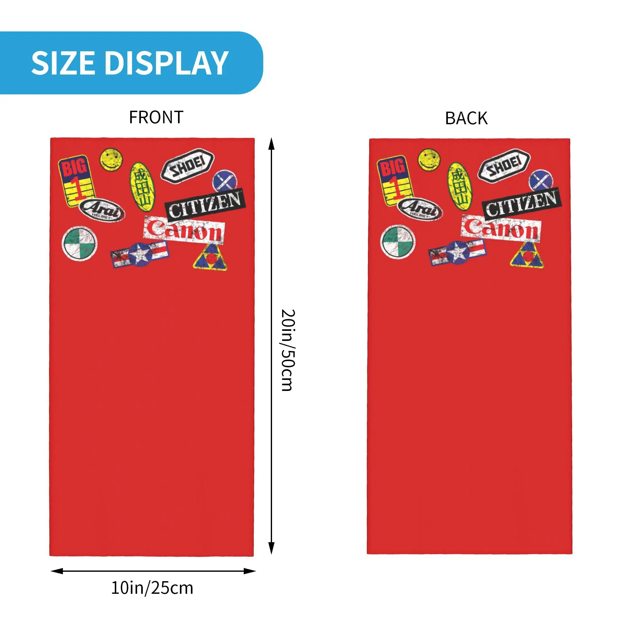 ملصقات AKIRA قناع باندانا غطاء الرقبة المطبوعة وشاح سحري قناع الوجه الدافئ ركوب الخيل للجنسين الكبار الشتاء #4