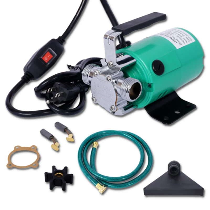 Water Transfer Pump, 115V 330 Gallon Per Hour - Portable Electric Utility Pump with ON/OFF Switch and 6' Water Hose Kit - Remove Water From Garden, Hot Tub, Pool, Aquariums, and More