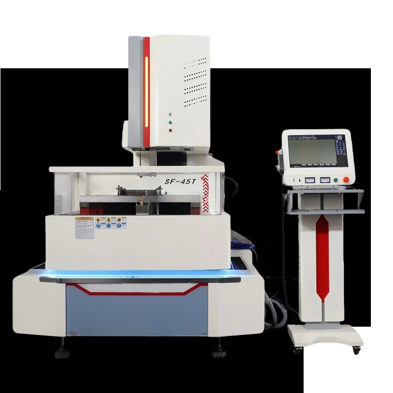 DK77HZ Servo-Driven CNC Wire Cut Machine Multi-Axis Control for Complex Aerospace Parts Core PLC Motor Bearing Engine Components