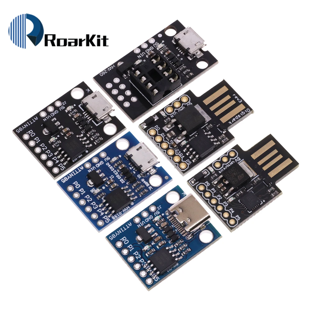 Digispark Kickstarter Miniature Minimal Development Board ATTINY85 Module for Arduino usb ATtiny13A/ATtiny25/ATtiny45 Connector