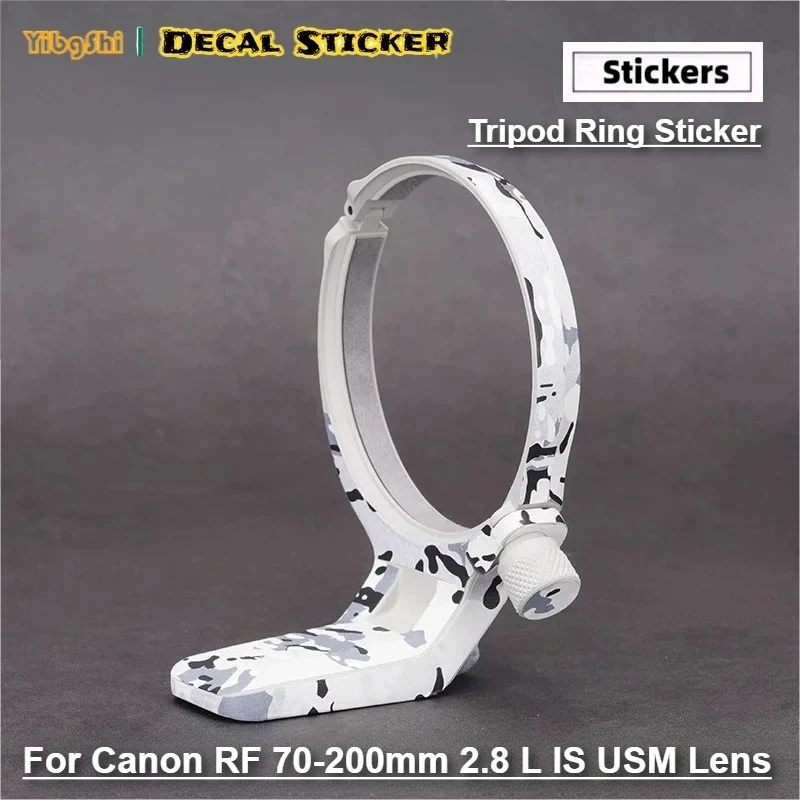 Protector de Anillo de Trípode para Canon RF 70-200mm 2.8 L IS USM, Vinilo Adhesivo para Anillo de Trípode, Película Protectora para Cuerpo de Anillo de Trípode