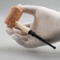 Corncob Pipes ,Corn Tobacco Pipe ,Straight Cigarette Pipes Practice Smoking Pipe Smoking Cigarette Holder Mouthpiece Accessory