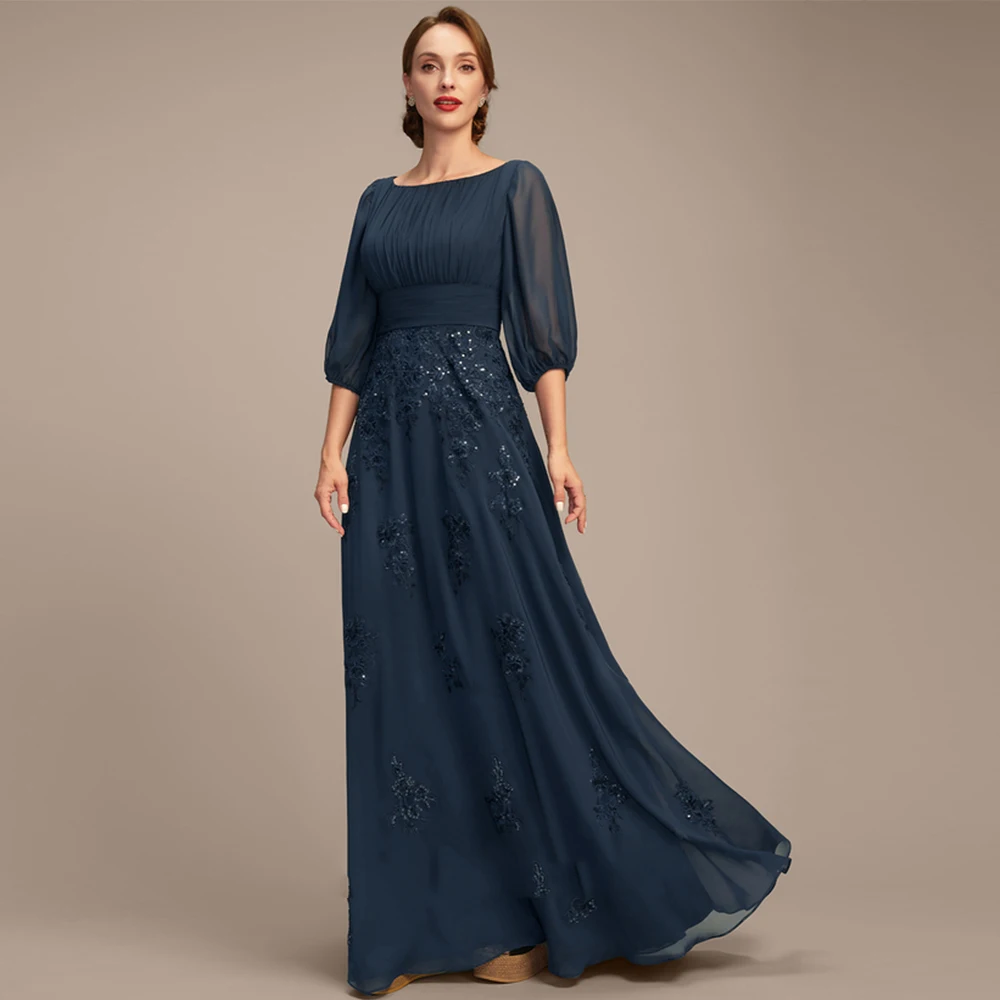 

Charming Mother of the Bride Dresses Exquisite A Line Beach Wedding Guest Gowns Chiffon Elegant Dress Women Wedding Party Summer