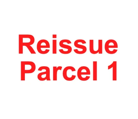 

Reissue Parcel 1