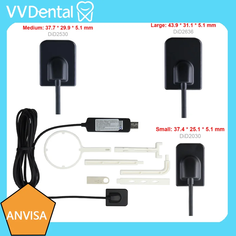 USB Dental X Ray Sensor RVG Intra Oral Camera - Cost Effective Digital Direct Imaging System for Dental Practice