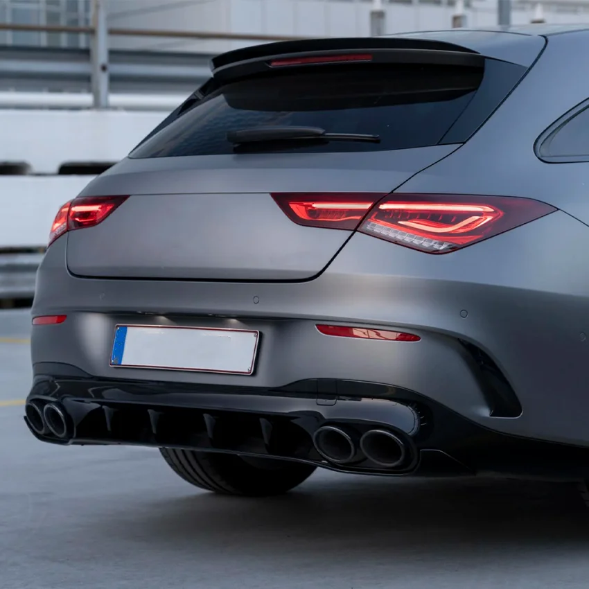 For Mercedes Benz CLA Class X118 CLA180 200 220 250 CLA45 2019-2023 Car Rear Trunk Roof Spoiler Wing Tail Wing Body Kit