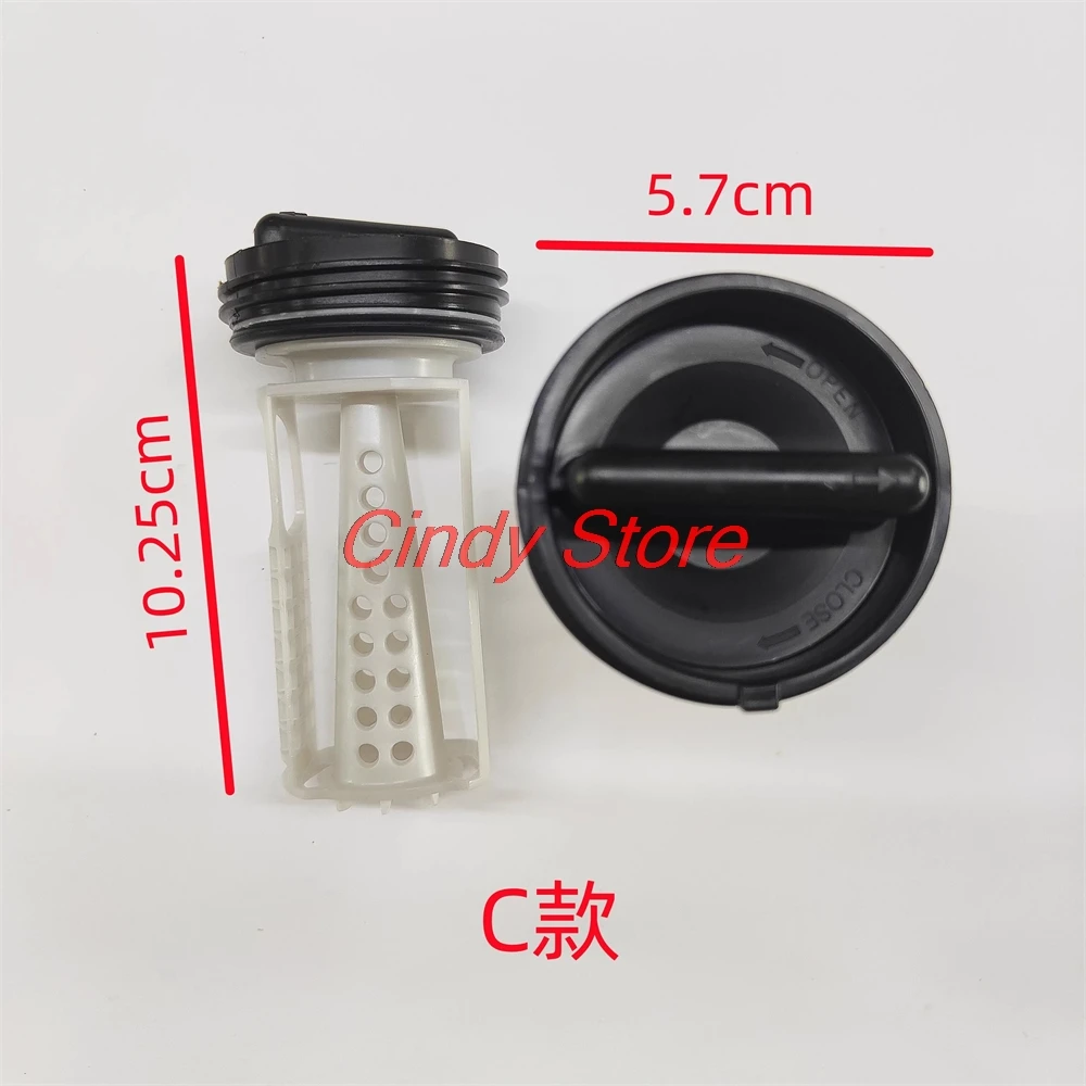 For Samsung drum washing machine accessories complete drainage pump plastic cover drain outlet plug filter mesh water plug