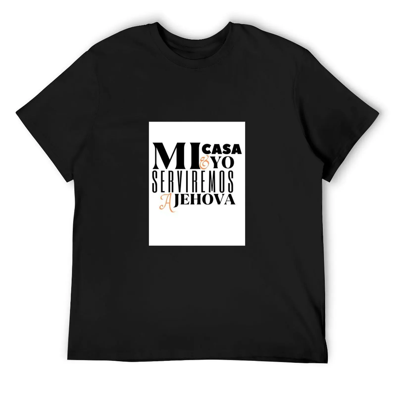 Mi Casa y Yo Serviremos a Jehova T-Shirt for a boy heavyweights mens designer clothes