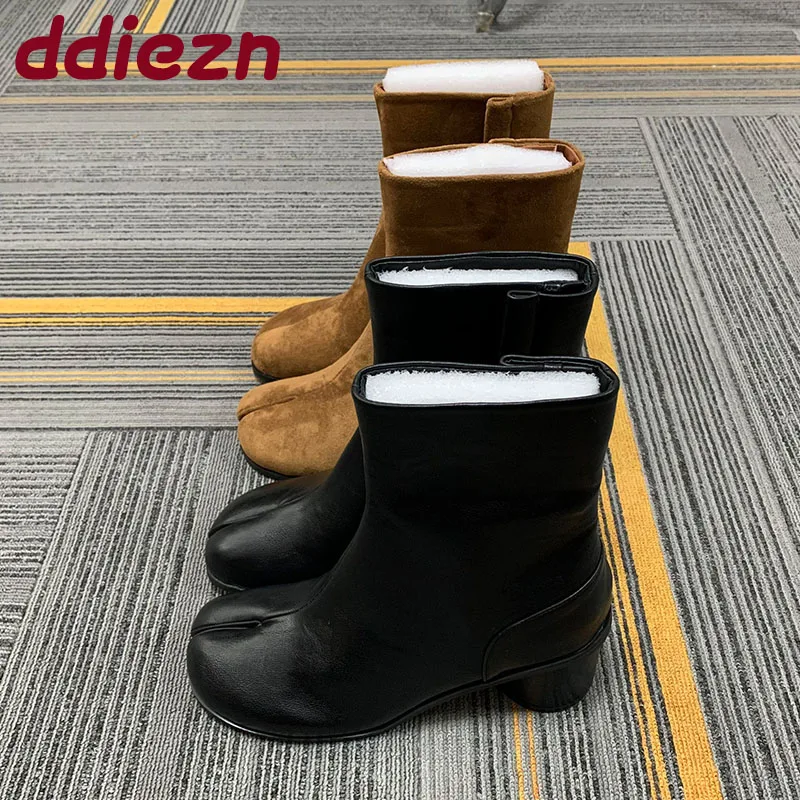 

Женские модные женские ботильоны с необычным носком и круглым каблуком, женская обувь без шнуровки, женские короткие современные ботинки, туфли-лодочки