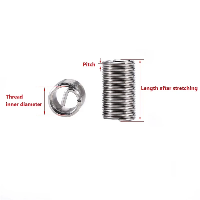 1/2-13 M3 M4 M5 M6 M8 M10 M12 M14 Thread Repair Kit Twist Drill Bit & Thread Hand Tap & Threaded Sleeve & Installation Tools