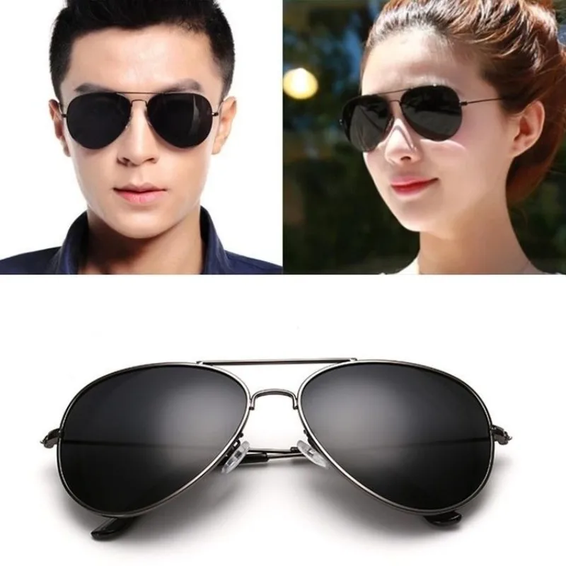 New Fashion Classic Glasses for Men Aviator Metal Frame Outdoor Sports Eyewear Anti-UV Driving Sunglasses Glasses
