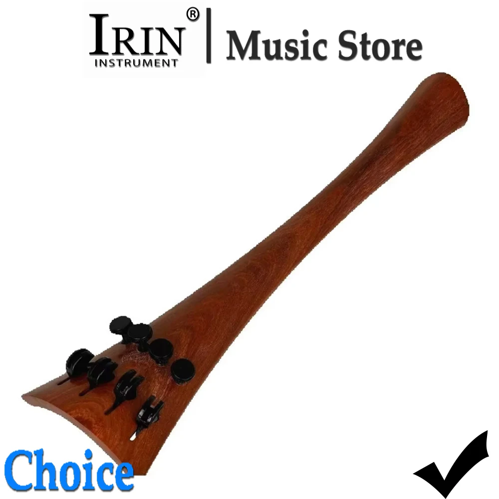 IRIN 4/4 Cello Plate Rosewood Fibre Stretching Plate One-piece Structure Tailpiece Cello Parts Stringed Instruments Accessories