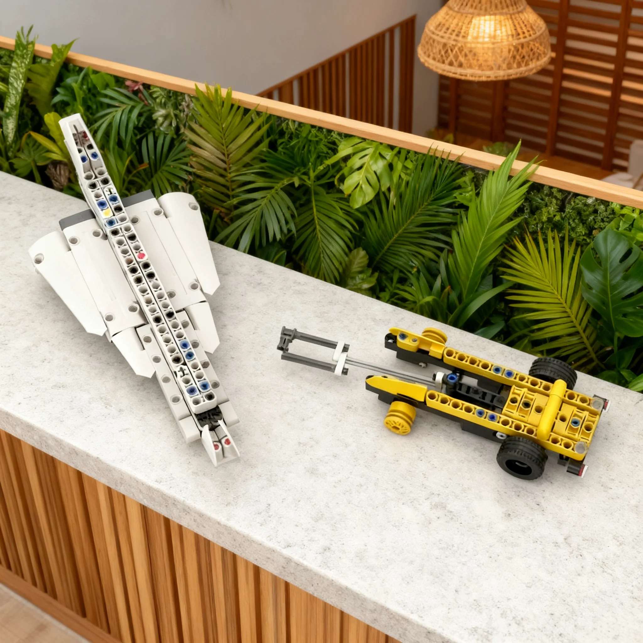242pcs MOC Concorde & Towing Vehicle Technical Model Toy Building Blocks Construction Christmas Gift Idea Brick Art Education