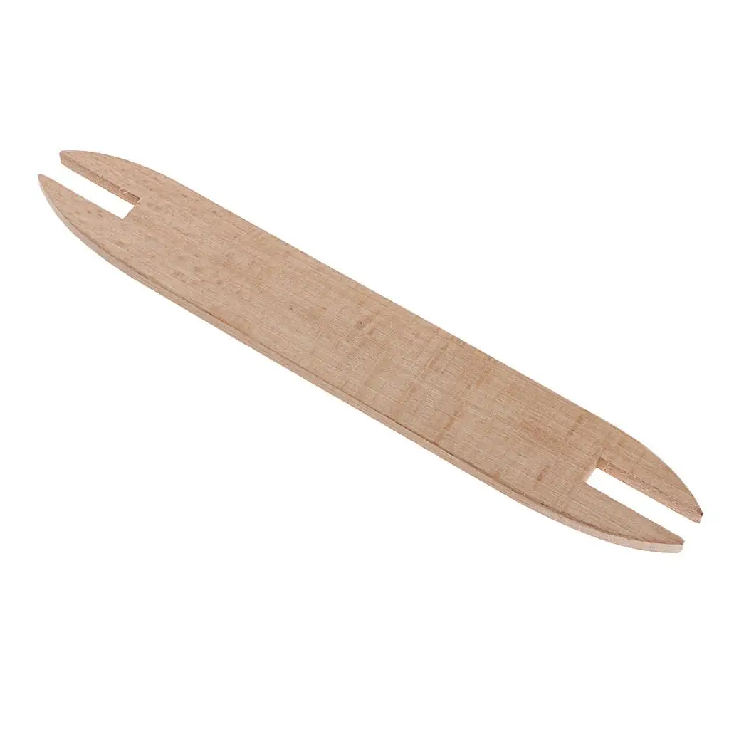 Natural Wood Weaving Shuttle Stick for Needle Art and Craft Accessory Knitting Supplies for Sweater Making