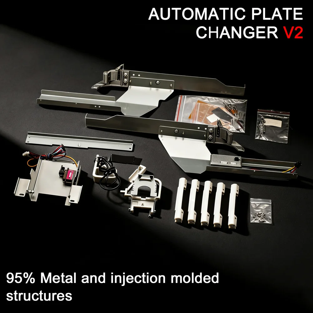 Seleadlab Automatic Plate Changer Mechanical Swap System Pre-Configured Kit for Bambu Lab A1 3D Printer Upgrades Farm Automation