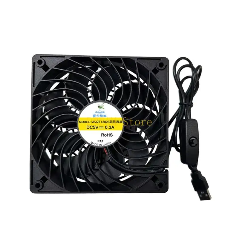 120mm Plastic USB Cooling Fan For Computer Hardware Home Office And Entertainment Systems Best Sale