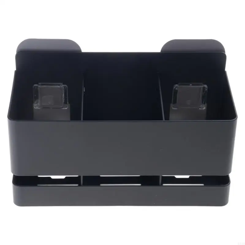 Wall Mounted Washbasin Toothbrush Holder Box Bathroom Razors Hair Comb Organizers Storage Rack Easy to Installation 